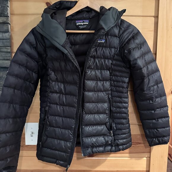 Patagonia XS Hoodie Sweater Down Jacket - Picture 1 of 5